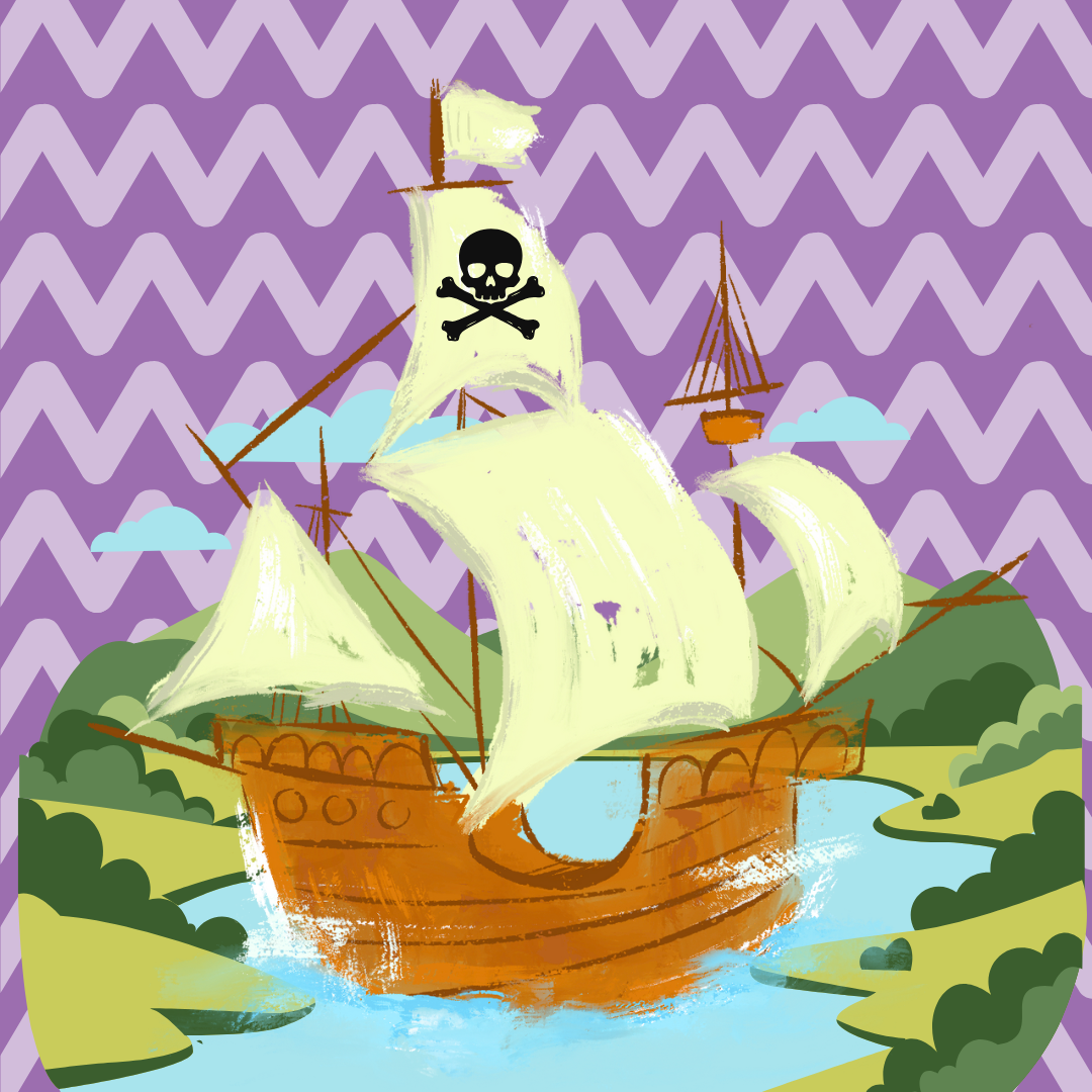 The Legend of the Freshwater Pirates – An Adventure Story – 2 Kids and 1-2 Pets