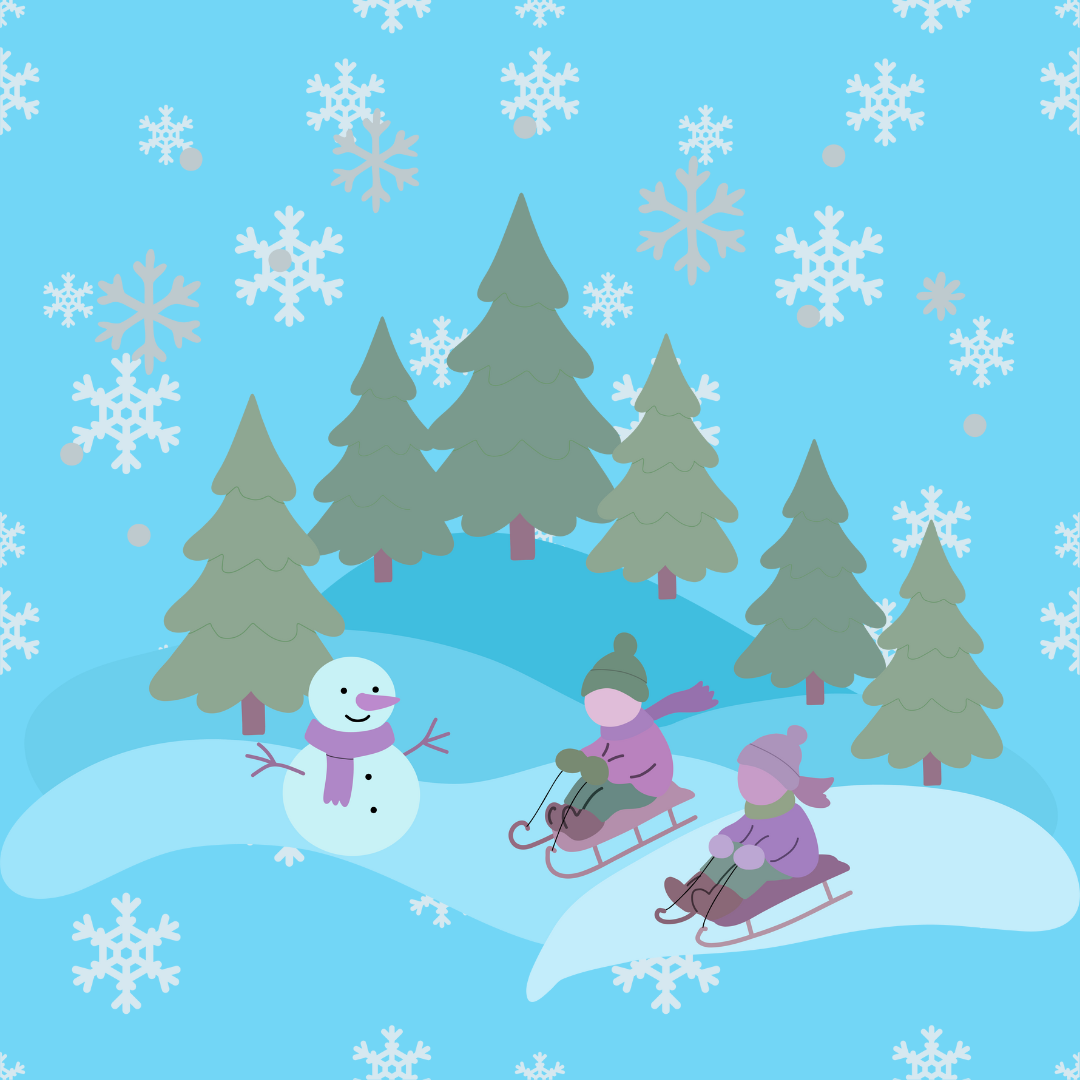 The Great Freshwater Sled Down – A Winter Story – 2-3 Kids